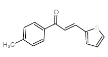 3-(2-噻吩基)-1-(对-甲基苯)-丙基-2-烯-1-酮结构式