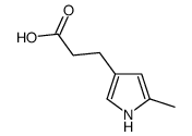 3-(5-methyl-1H-pyrrol-3-yl)propanoic acid结构式