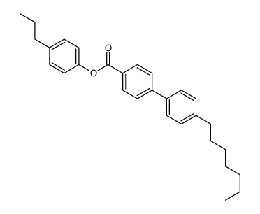 (4-propylphenyl) 4-(4-heptylphenyl)benzoate结构式
