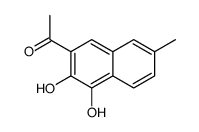 1-(3,4-dihydroxy-7-methylnaphthalen-2-yl)ethanone Structure