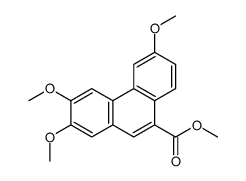 methyl 2,3,6-trimethoxyphenanthrene-9-carboxylate Structure