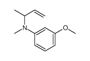 N-but-3-en-2-yl-3-methoxy-N-methylaniline Structure