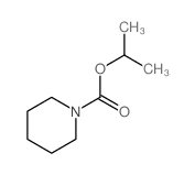 1-Piperidinecarboxylicacid, 1-methylethyl ester结构式