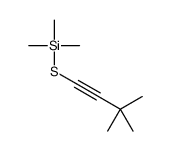 3,3-dimethylbut-1-ynylsulfanyl(trimethyl)silane Structure