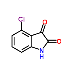 4-Chloroisatin Structure