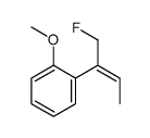 Benzene, 1-[1-(fluoromethyl)-1-propenyl]-2-methoxy- (9CI) Structure
