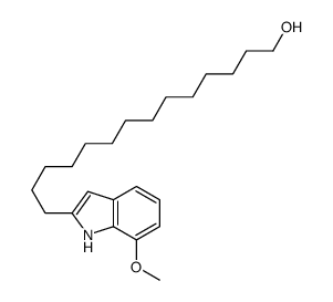 14-(7-methoxy-1H-indol-2-yl)tetradecan-1-ol Structure