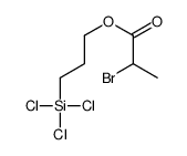 3-trichlorosilylpropyl 2-bromopropanoate Structure