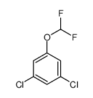 1,3-dichloro-5-(difluoromethoxy)benzene结构式
