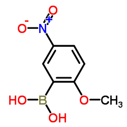 (2-Methoxy-5-nitrophenyl)boronic acid Structure