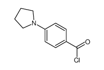 Benzoyl chloride, 4-(1-pyrrolidinyl)- (9CI)结构式
