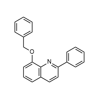 8-(苄氧基)-2-苯基喹啉结构式