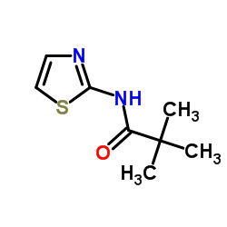 2,2-Dimethyl-N-(1,3-thiazol-2-yl)propanamide Structure