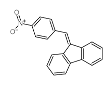 9H-Fluorene,9-[(4-nitrophenyl)methylene]- Structure