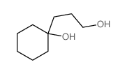 Cyclohexanepropanol,1-hydroxy-结构式