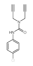 Urea, N- (4-chlorophenyl)-N,N-di-2-propynyl- Structure