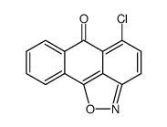 5-chloro-anthra[1,9-cd]isoxazol-6-one结构式