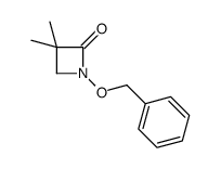 3,3-dimethyl-1-phenylmethoxyazetidin-2-one Structure
