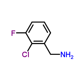 1-(2-Chloro-3-fluorophenyl)methanamine Structure