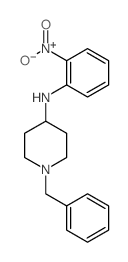 1-苄基-n-(2-硝基苯基)哌啶-4-胺结构式