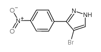 4-溴-3-(4-硝基苯基)吡唑结构式