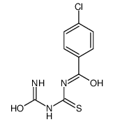 N-(carbamoylcarbamothioyl)-4-chlorobenzamide Structure