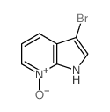 1H-Pyrrolo[2,3-b]pyridine,3-bromo-, 7-oxide Structure