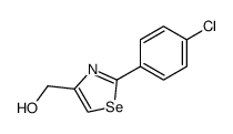 [2-(4-chloro-phenyl)-selenazol-4-yl]-methanol Structure