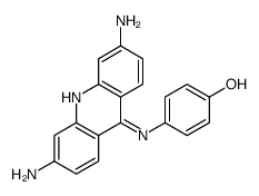 4-[(3,6-diaminoacridin-9-yl)amino]phenol结构式