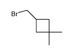 3-(溴甲基)-1,1-二甲基环丁烷结构式