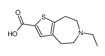 4H-Thieno[2,3-d]azepine-2-carboxylicacid,6-ethyl-5,6,7,8-tetrahydro-(9CI) picture