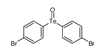di[p-bromophenyl] telluroxide Structure
