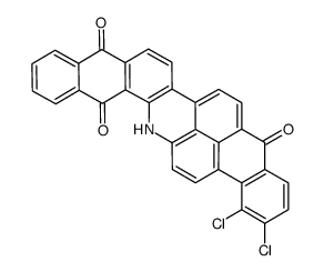dichloroanthra[2,1,9-mna]naphth[2,3-h]acridine-5,10,15(16H)-trione结构式