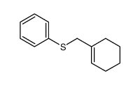 cyclohexen-1-ylmethylsulfanylbenzene结构式