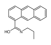 N-propylanthracene-1-carboxamide Structure