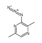 3-azido-2,5-dimethylpyrazine结构式