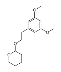 tetrahydropyranyl ether of 1-(2-hydroxyethyl)-3,5-dimethoxybenzene结构式