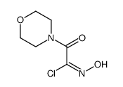 4-Morpholineethanimidoyl chloride, N-hydroxy-alpha-oxo- (9CI)结构式