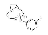 1-(3-Chlorophenoxy)silatrane Structure