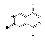 2-氨基-5-硝基异烟酸结构式
