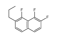 1,2,8-trifluoro-7-propylnaphthalene Structure