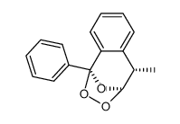 exo-1-methyl-3-phenylindene ozonide结构式