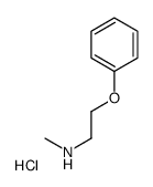 2-苯氧基-N-甲基乙胺盐酸盐结构式