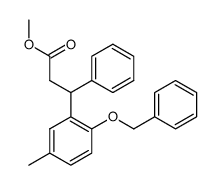 methyl 3-(2-benzyloxy-5-methylphenyl)-3-phenylpropionate Structure