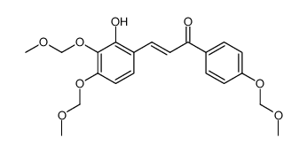 2-hydroxy-3,4,4'-tri(methoxymethoxy)chalkone结构式