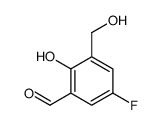 5-fluoro-2-hydroxy-3-(hydroxymethyl)benzaldehyde Structure