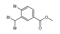 methyl 4-bromo-3-(dibromomethyl)benzoate Structure