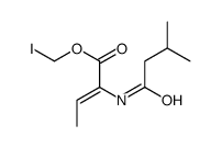 iodomethyl 2-(3-methylbutanoylamino)but-2-enoate Structure