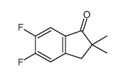 5,6-DIFLUORO-2,3-DIHYDRO-2,2-DIMETHYL-1H-INDEN-1-ONE Structure