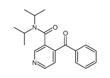 4-benzoyl-N,N-di(propan-2-yl)pyridine-3-carboxamide Structure